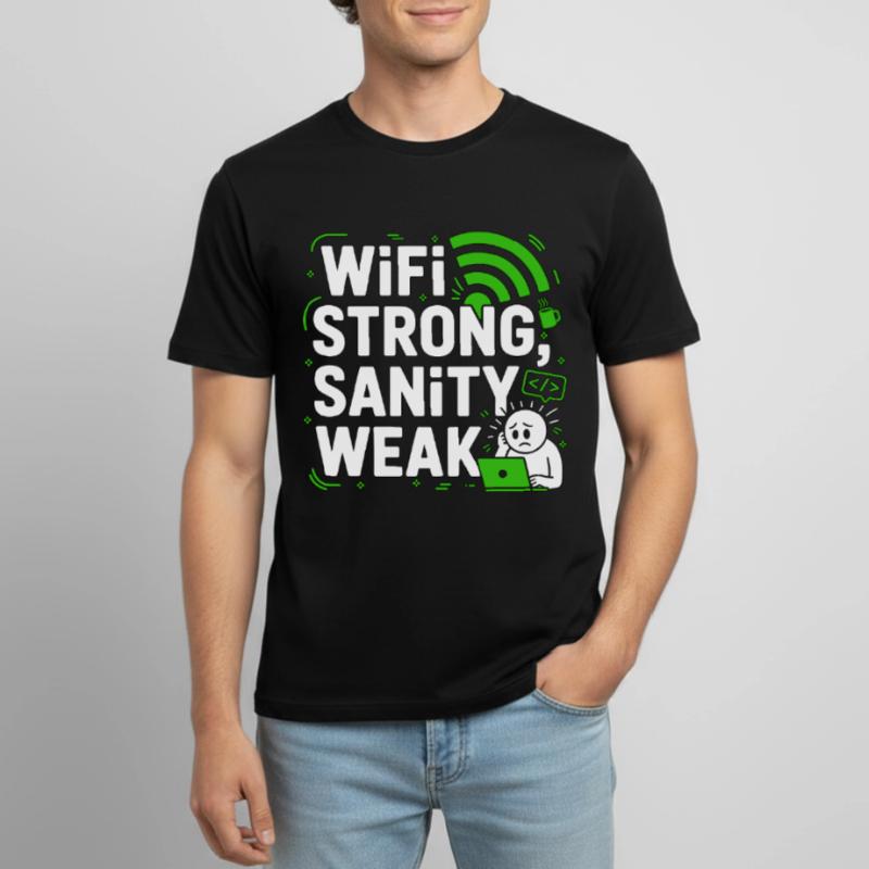 Remote Developer WiFi Strong Software Engineering Men's Breathable T-Shirt