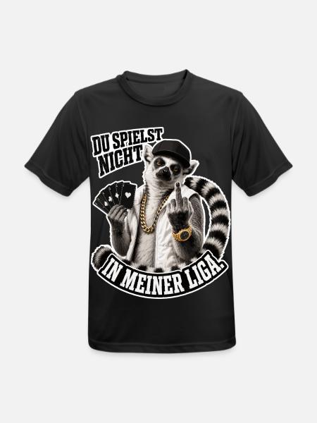 You're not in my league - Men's Breathable T-Shirt - black