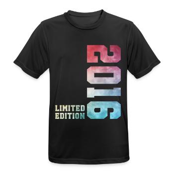 10. Geburtstag Limited Edition 2010 Jahrgang 2010 - Männer T-Shirt atmungsaktiv - Schwarz - Vorne - AI Model Male 178 light (178cm)