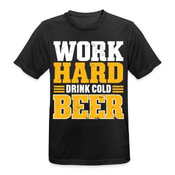 Beer Beer Lover Bavaria Beer Garden Gift - Men's Breathable T-Shirt - black - Front - AI Model Male 178 light (178cm)
