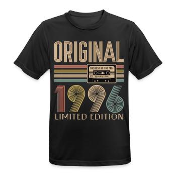 30. Geburtstag, 30 Jahre - Männer T-Shirt atmungsaktiv - Schwarz - Vorne - AI Model Male 178 light (178cm)