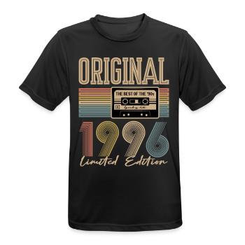30. Geburtstag, 30 Jahre - Männer T-Shirt atmungsaktiv - Schwarz - Vorne - AI Model Male 178 light (178cm)