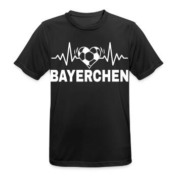 Bayerchen Fußballfans aus Bayern - Männer T-Shirt atmungsaktiv - Schwarz - Vorne - AI Model Male 178 light (178cm)