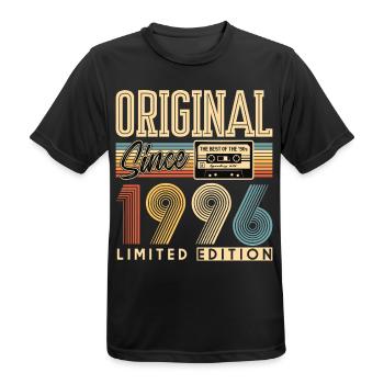 30. Geburtstag, 30 Jahre - Männer T-Shirt atmungsaktiv - Schwarz - Vorne - AI Model Male 178 light (178cm)