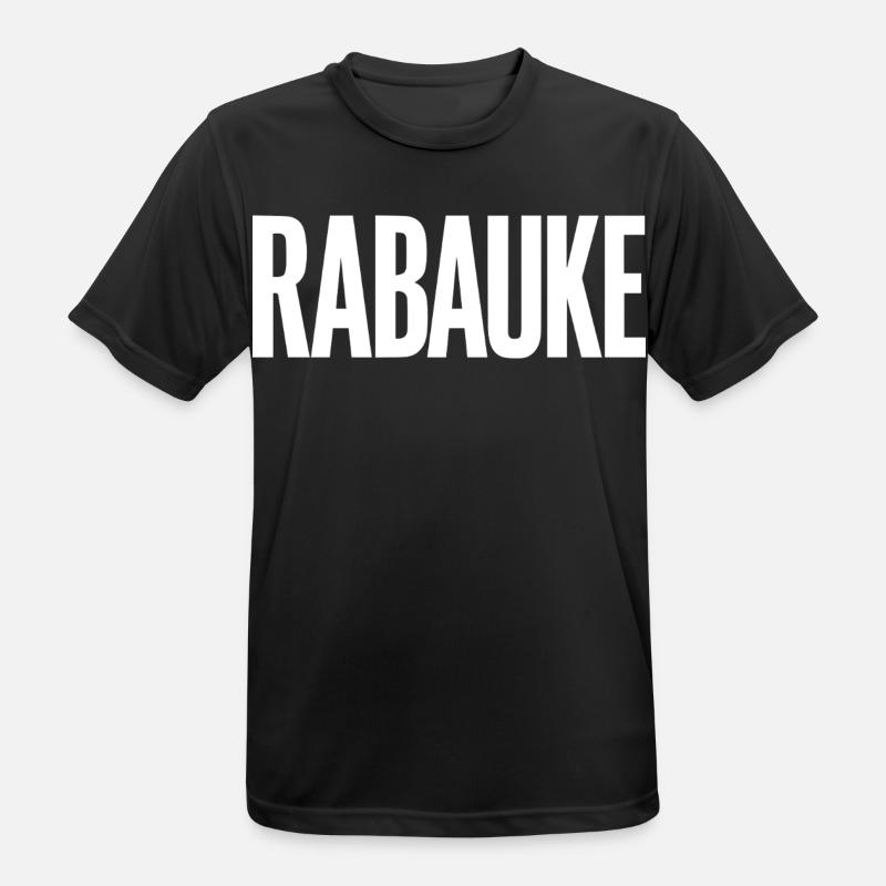 Rabauke - Männer T-Shirt atmungsaktiv - Schwarz
