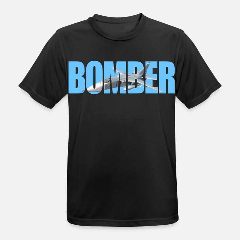 Bomber Su-24 - Men's Breathable T-Shirt - black