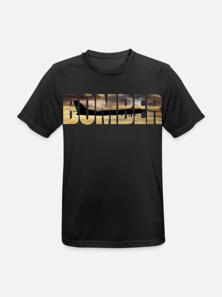 Bomber Tu-95 - Men's Breathable T-Shirt - black