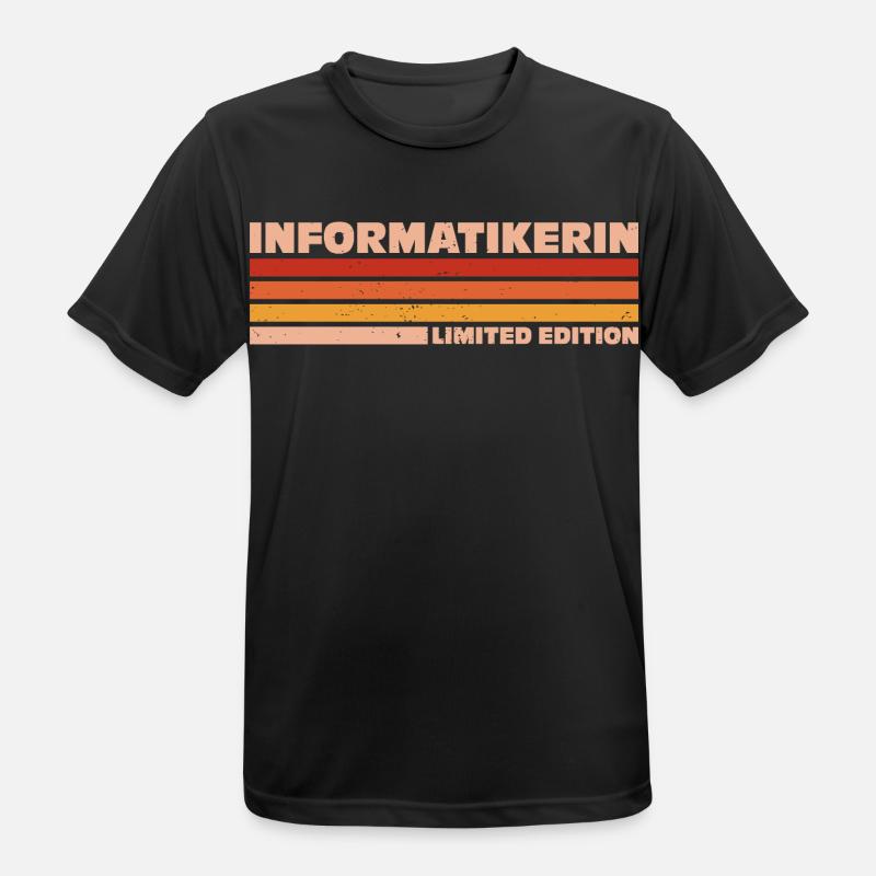 Computer Scientist Computer Scientist Programmer - Men's Breathable T-Shirt - black