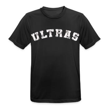 ULTRAS Fussball Design Fankurve - Männer T-Shirt atmungsaktiv - Schwarz - Vorne - AI Model Male 178 light (178cm)