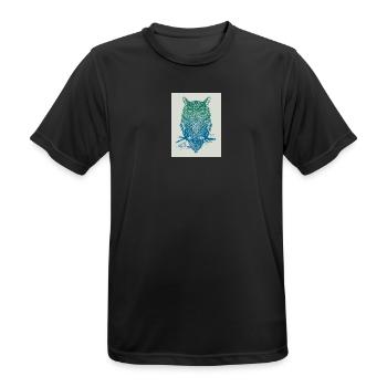 GoVoR_EULE - Men's Breathable T-Shirt - black - Front - AI Model Male 178 light (178cm)