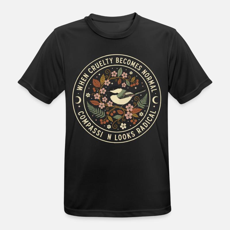 Moral Compass: Commitment to Cruelty - Men's Breathable T-Shirt - black
