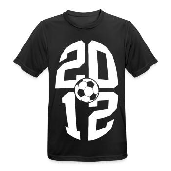 14 ANS DE NAISSANCE 2012 FOOTBALL 14E ANNIVERSAIRE - T-shirt respirant Homme - noir - Devant - AI Model Male 178 light (178cm)