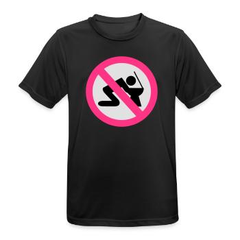 2541614 14674868 alcool - T-shirt respirant Homme - noir - Devant - AI Model Male 178 light (178cm)