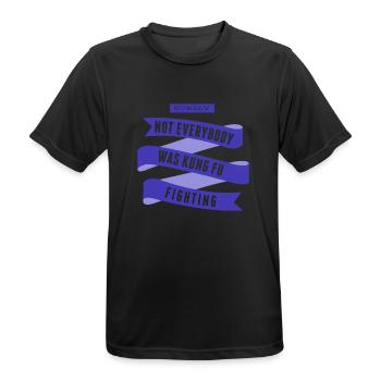 Surely Not Everybody What Kung Fu Fighting - Men's Breathable T-Shirt - black - Front - AI Model Male 178 light (178cm)