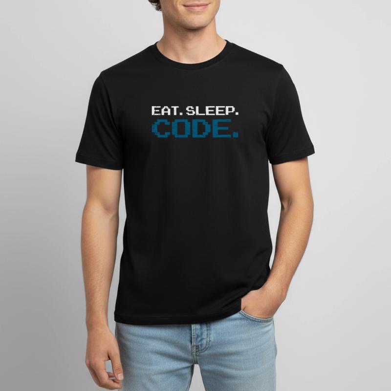 Code de programmation informatique T-shirt respirant Homme
