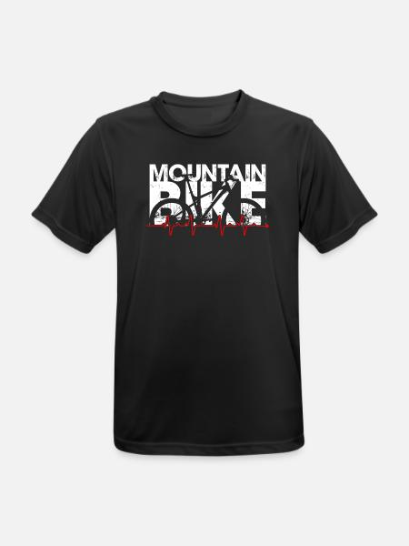 Rythme du VTT - T-shirt respirant Homme - noir