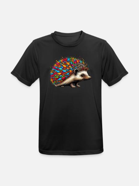 Hérisson - T-shirt respirant Homme - noir