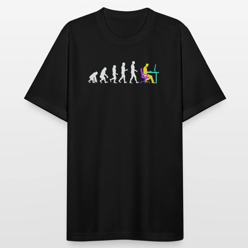 Developer Evolution Computerfreak Open Source Männer T-Shirt atmungsaktiv