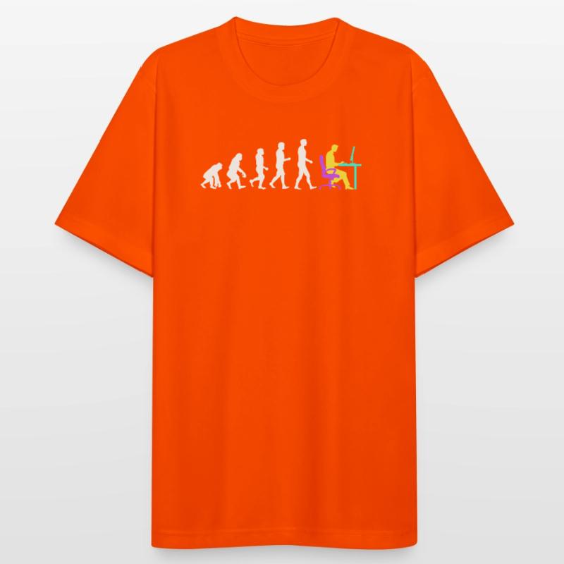 Developer Evolution Computerfreak Open Source Männer T-Shirt atmungsaktiv