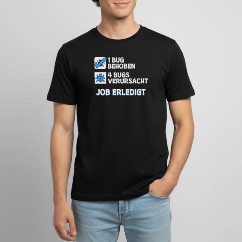 Developer Coden Skripting Bugs Debug Bugfixing Männer T-Shirt atmungsaktiv