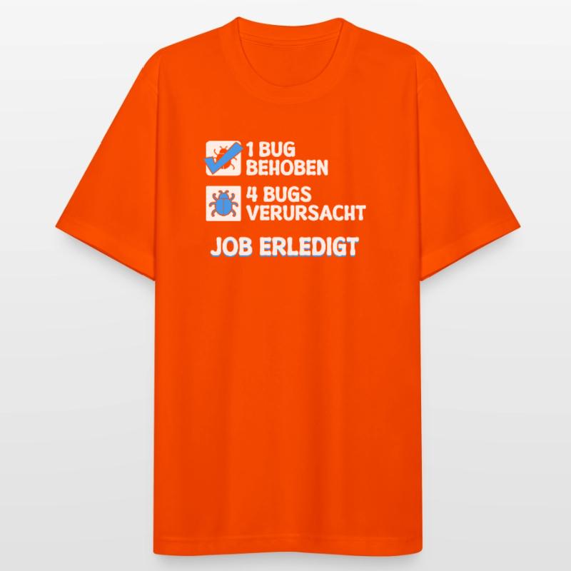 Developer Coden Skripting Bugs Debug Bugfixing Männer T-Shirt atmungsaktiv