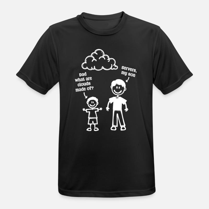 Developer Coden Computerfreak Webentwickler Geek - Männer T-Shirt atmungsaktiv - Schwarz