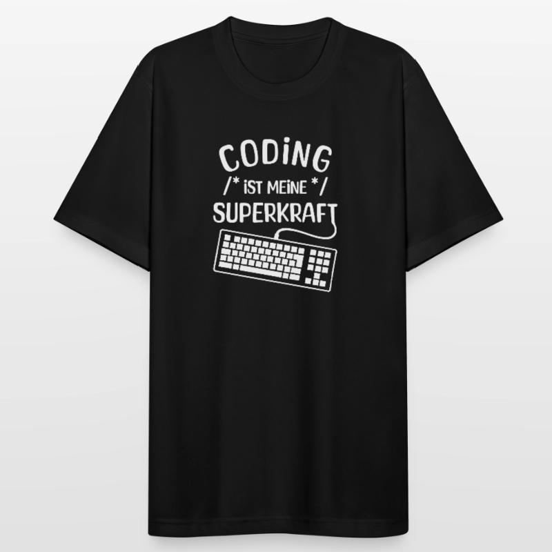 Code Skripting Statement Computerfreak Developer Männer T-Shirt atmungsaktiv