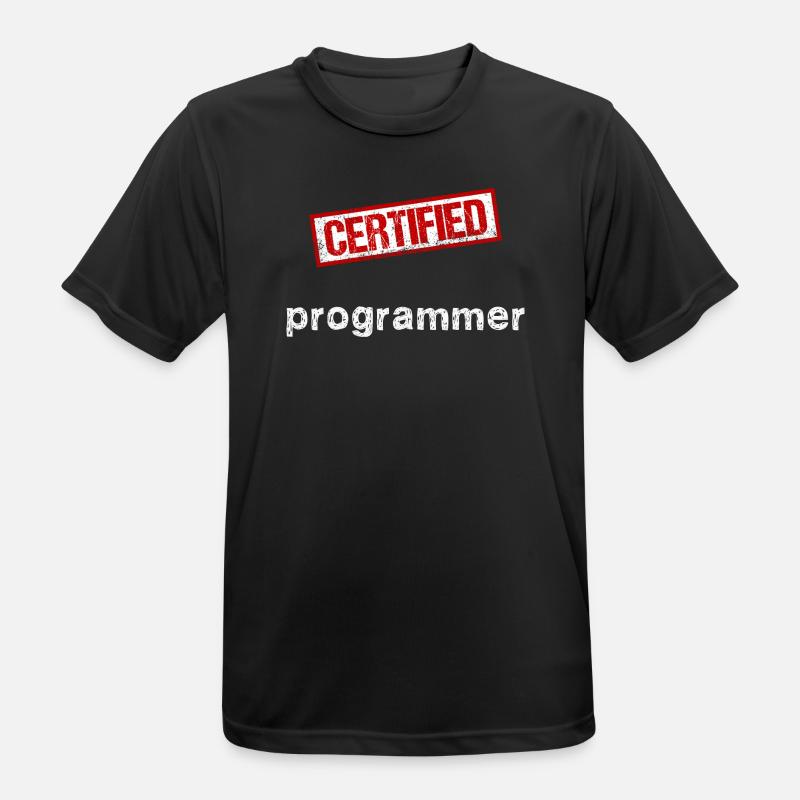 Programmeur - T-shirt respirant Homme - noir