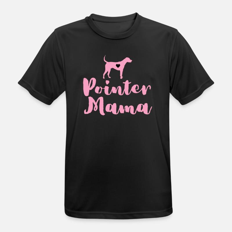 German Pointer Mom Pointer Mama - Men's Breathable T-Shirt - black