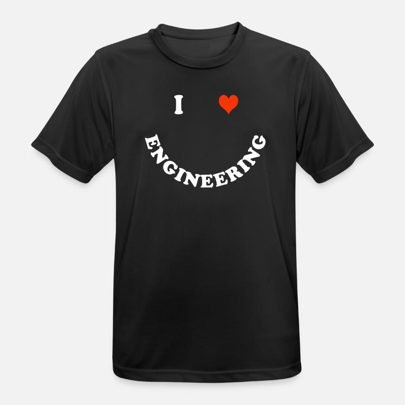 Engineer - Men's Breathable T-Shirt - black