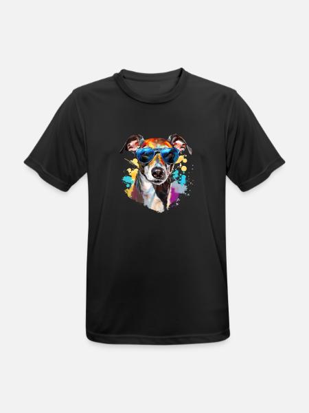 Wind chime with sunglasses - Men's Breathable T-Shirt - black