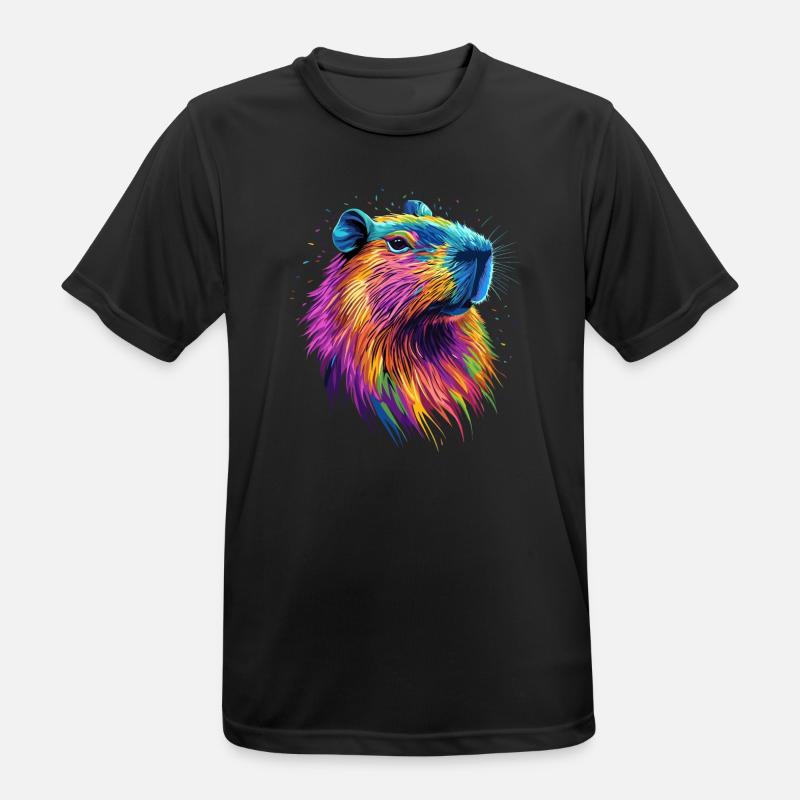 Capybara Be Capy Capybara Funny Capybara - Men's Breathable T-Shirt - black