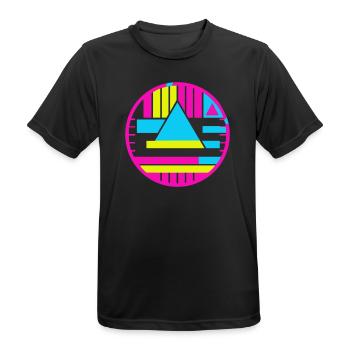 Marque d’essai Nouvelle Vague - T-shirt respirant Homme - noir - Devant - AI Model Male 178 light (178cm)