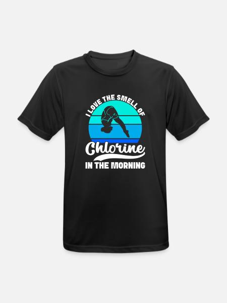 Diving diving board - Men's Breathable T-Shirt - black
