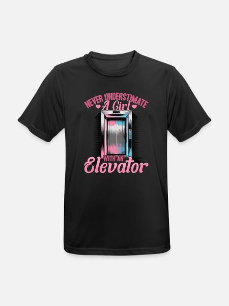 Elevator toddler & kids - Men's Breathable T-Shirt - black