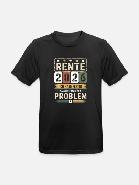 Pension 2026 I'm done - Men's Breathable T-Shirt - black