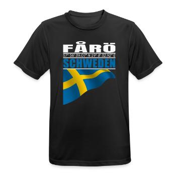 Faro - Men's Breathable T-Shirt - black - Front - AI Model Male 178 light (178cm)