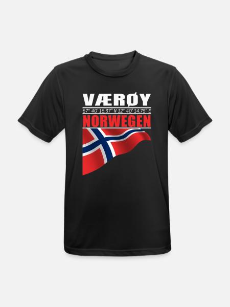 Vaeroy - Men's Breathable T-Shirt - black