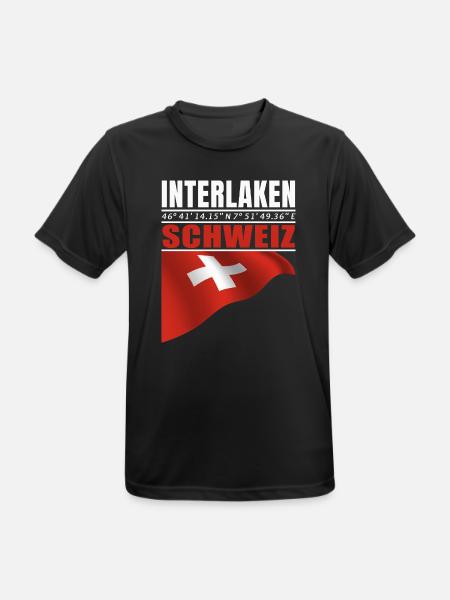 Interlaken - T-shirt respirant Homme - noir