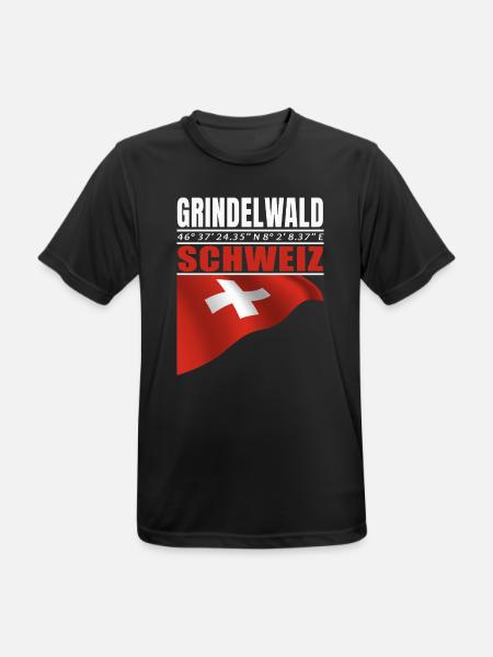 Grindelwald - T-shirt respirant Homme - noir