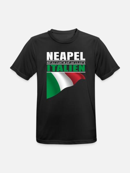 Naples - Men's Breathable T-Shirt - black