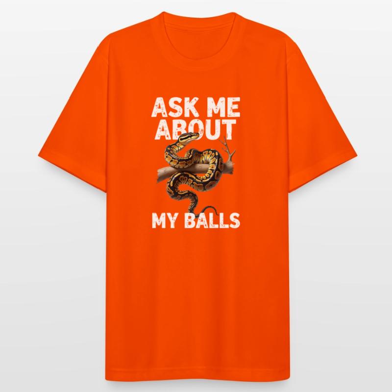 Python roi Serpents Amateurs de terrarium Python T-shirt respirant Homme