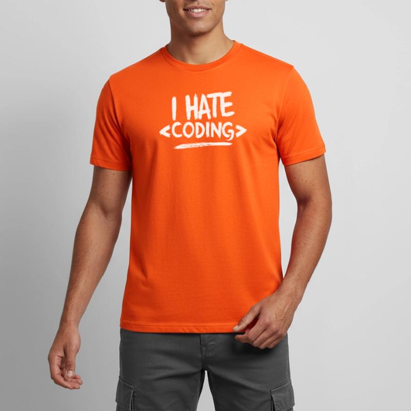 Ich hasse das Programmieren von Computer-Web-Programmierern Männer T-Shirt atmungsaktiv