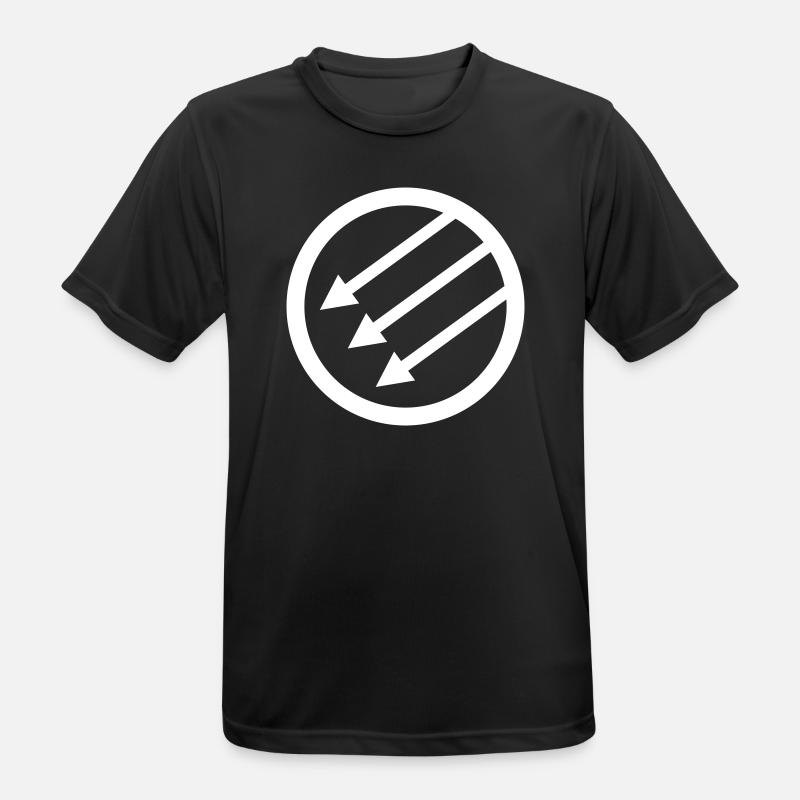 Iron Front / Eiserne Front / Järnfronten - Männer T-Shirt atmungsaktiv - Schwarz