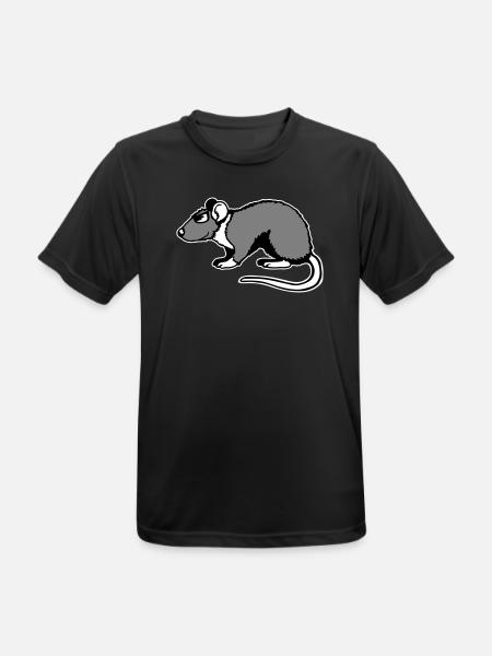 Cool Rat Sunglasses Side Funny Rodent - Men's Breathable T-Shirt - black