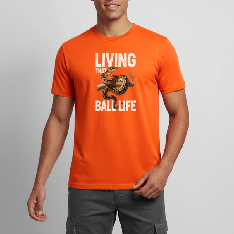 Python roi Serpents Amateurs de terrarium Python T-shirt respirant Homme