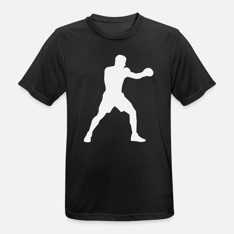Boxsilhouette Power Boost - Men's Breathable T-Shirt - black