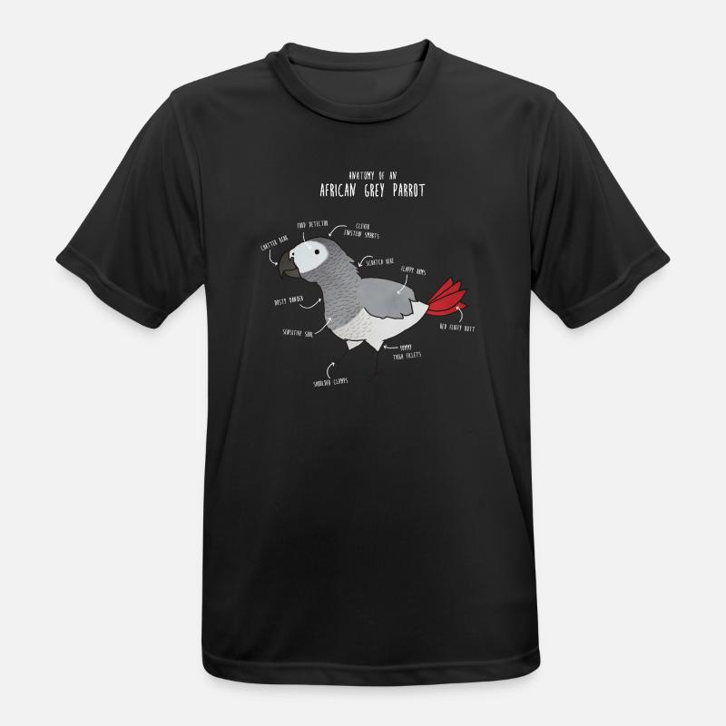 Anatomie du python royal - T-shirt respirant Homme - noir
