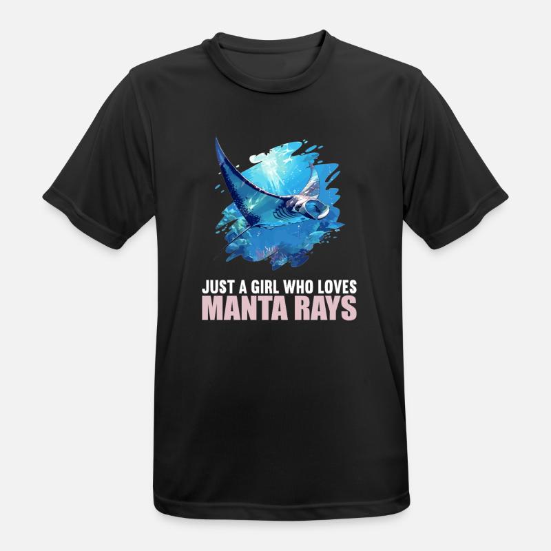 Rays Manta Rays - Men's Breathable T-Shirt - black