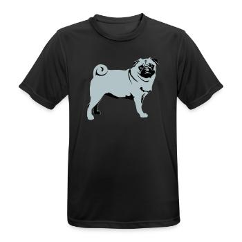 Carlin - T-shirt respirant Homme - noir - Devant - AI Model Male 178 light (178cm)